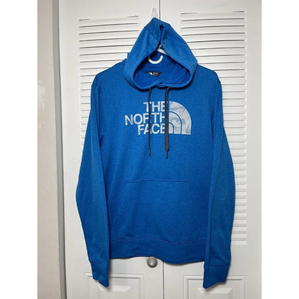 The North Face Pullover Hoodie Sweater Men's Medium Blue Jacket